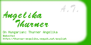 angelika thurner business card